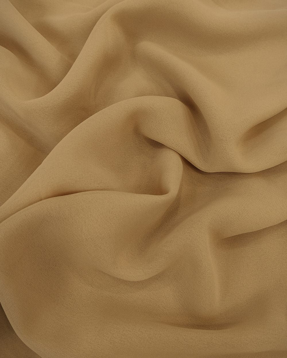 Plain Georgette New Gold Colour 44 Inches Width