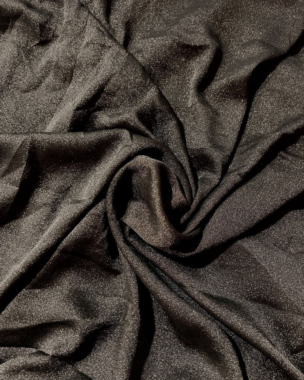 Plain Star Georgette Black Colour 44 Inches Width