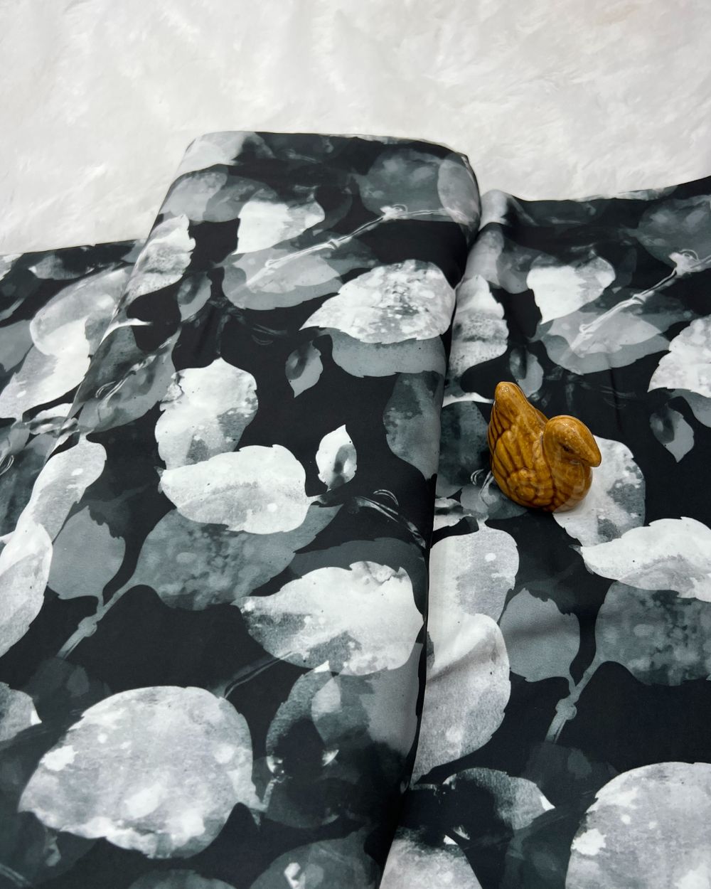 Printed Fiona Black Colour 44 Inches Width