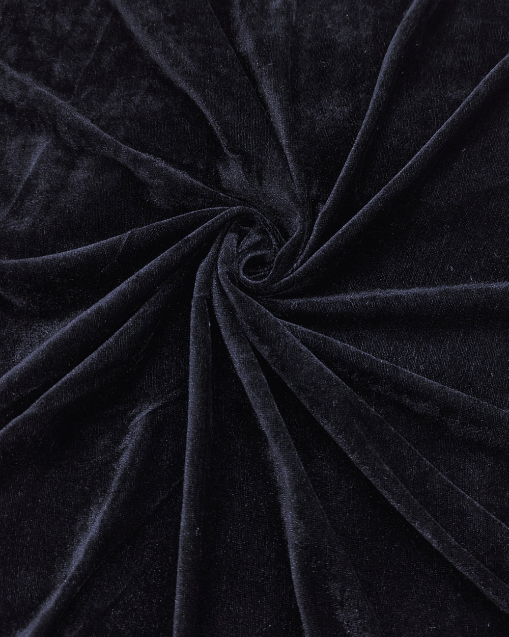 Plain Velvet Black Colour 60 Inches Width