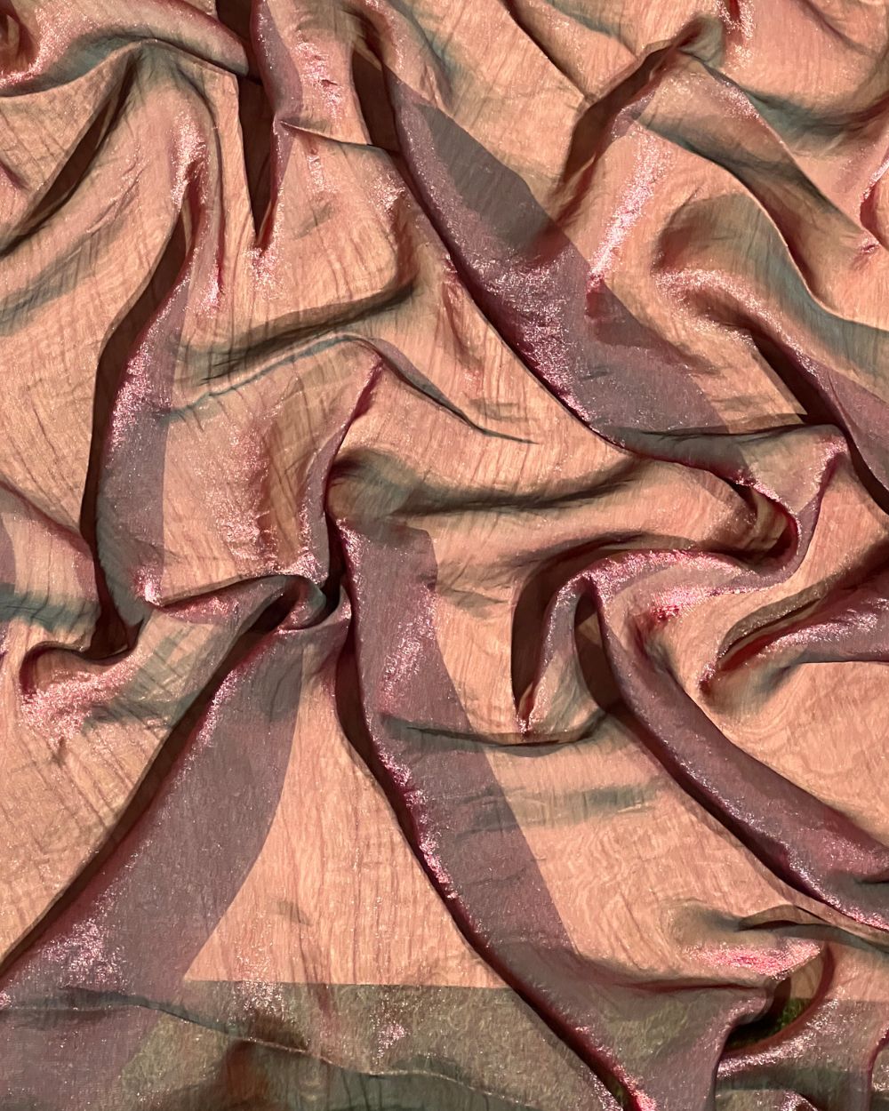 Plain Space Silk (Fendy Satin) Dark Maroon Colour 45 Inches Width