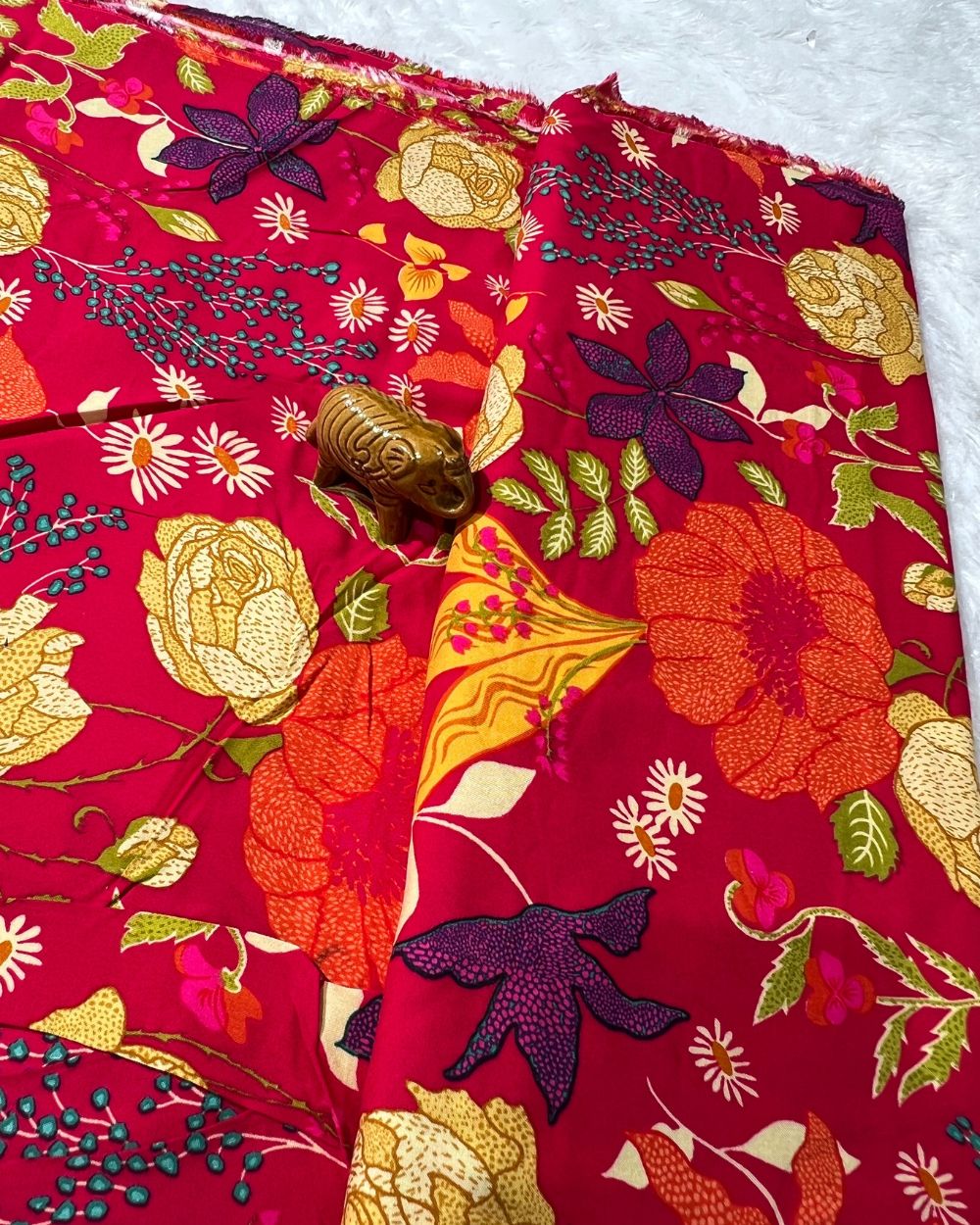 Printed Rayon Pink Colour 44 Inches Width