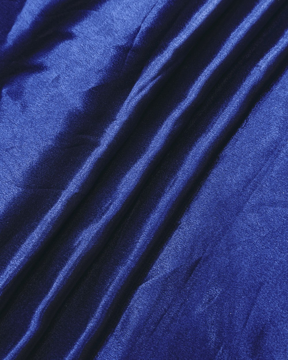 Plain German-Satin Dark Navy Blue Colour 44 Inches Width