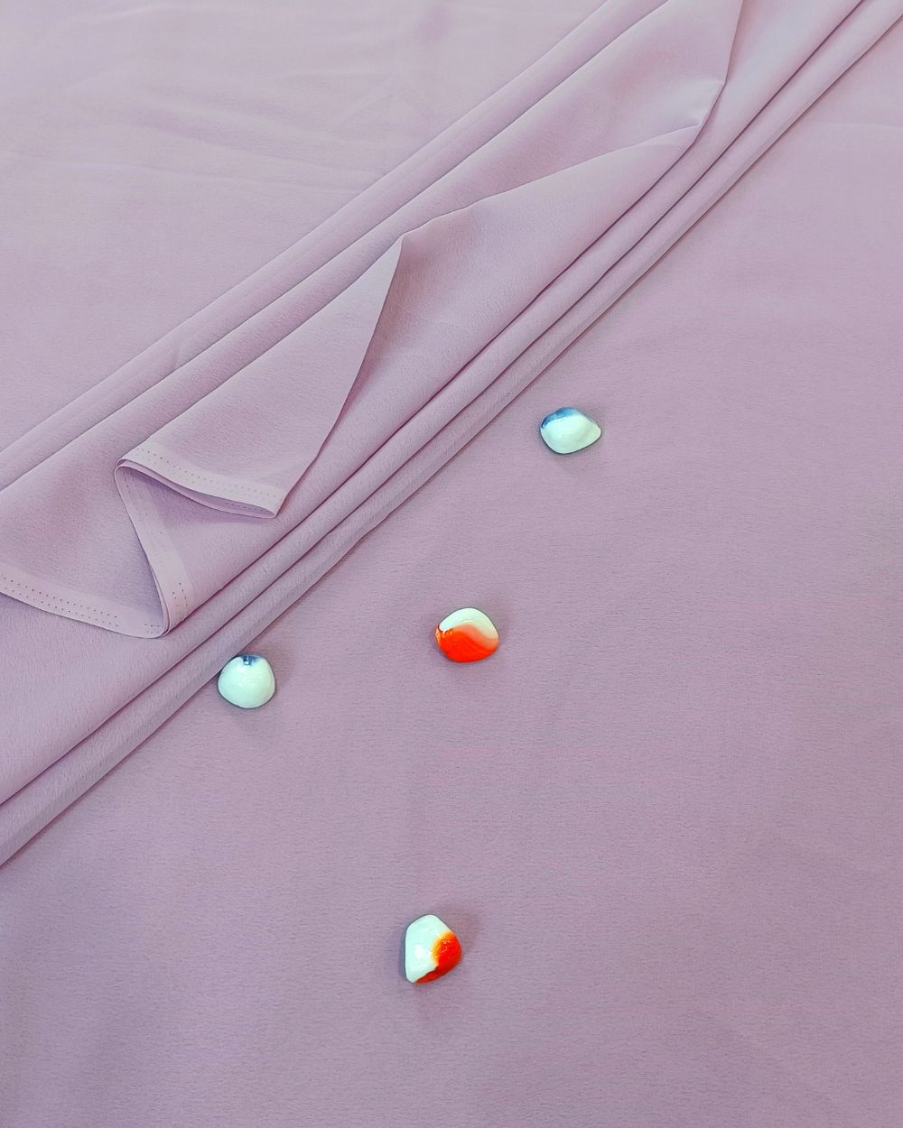 Plain Georgette Lilac Colour 44 Inches Width