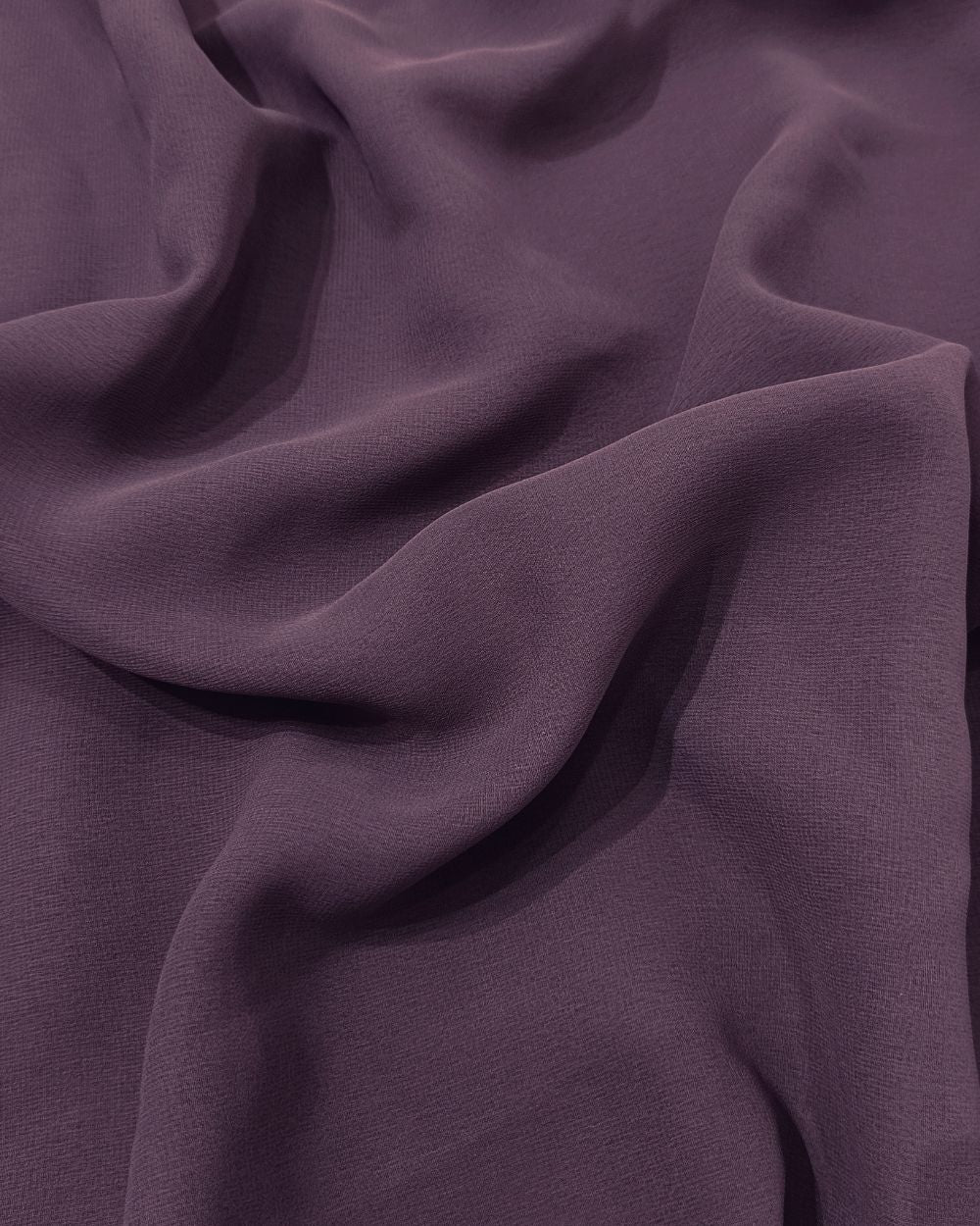 Plain Georgette Dark Dusty Lavender Colour 44 Inches Width