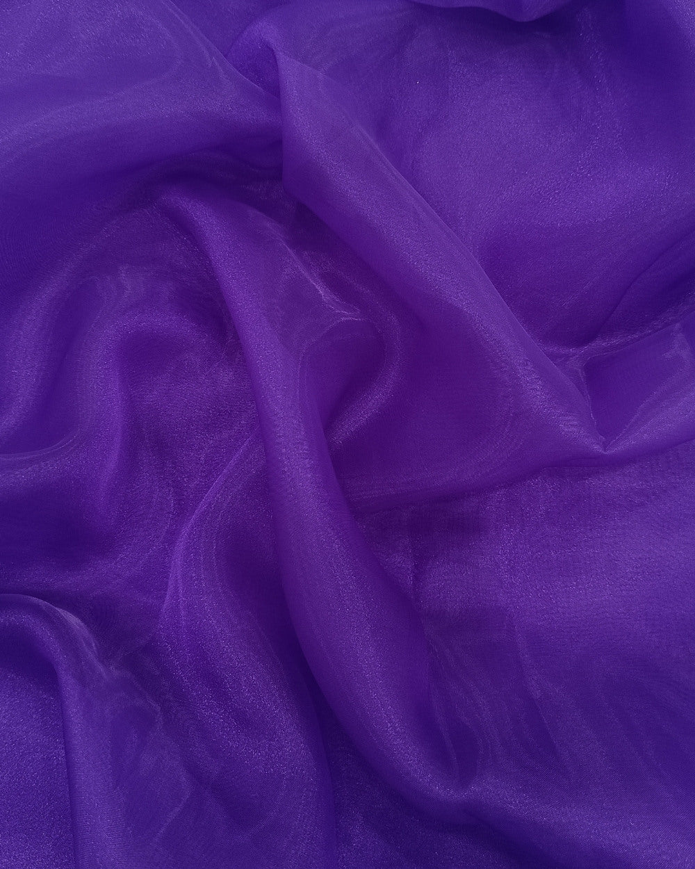 Plain Organza Purple Colour 45 Inches Width