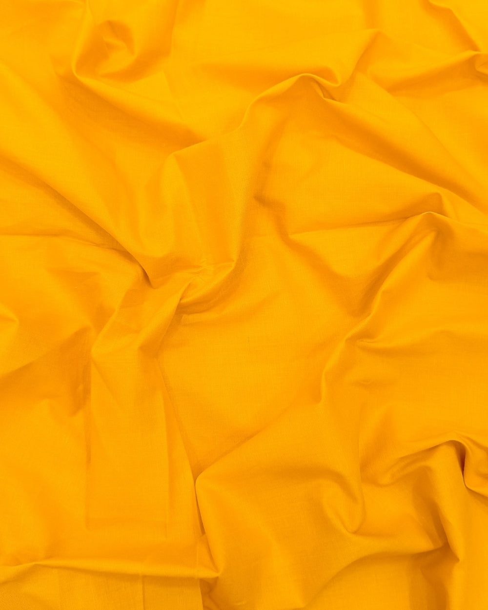 Plain Poplin-Cotton Mango Yellow Colour 42 Inches Width