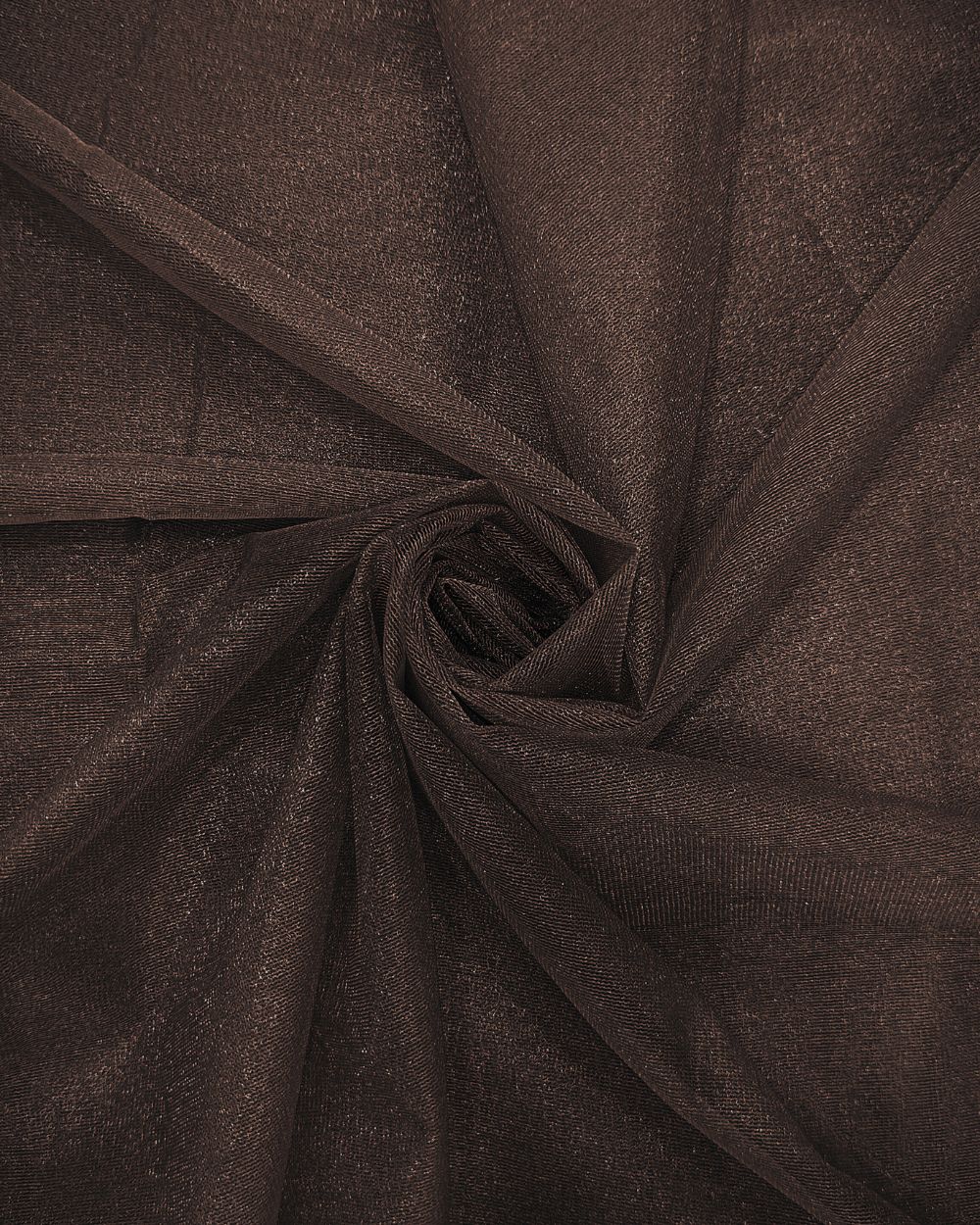 Plain Net-silky Coffee Colour 44 Inches Width