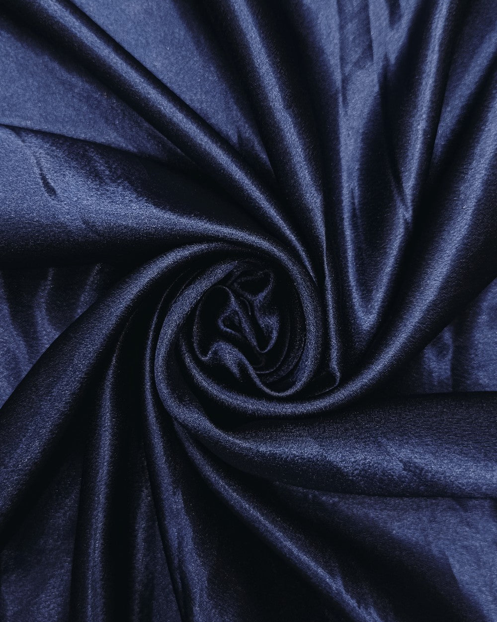 Plain German-Satin Navy Blue Colour 44 Inches Width