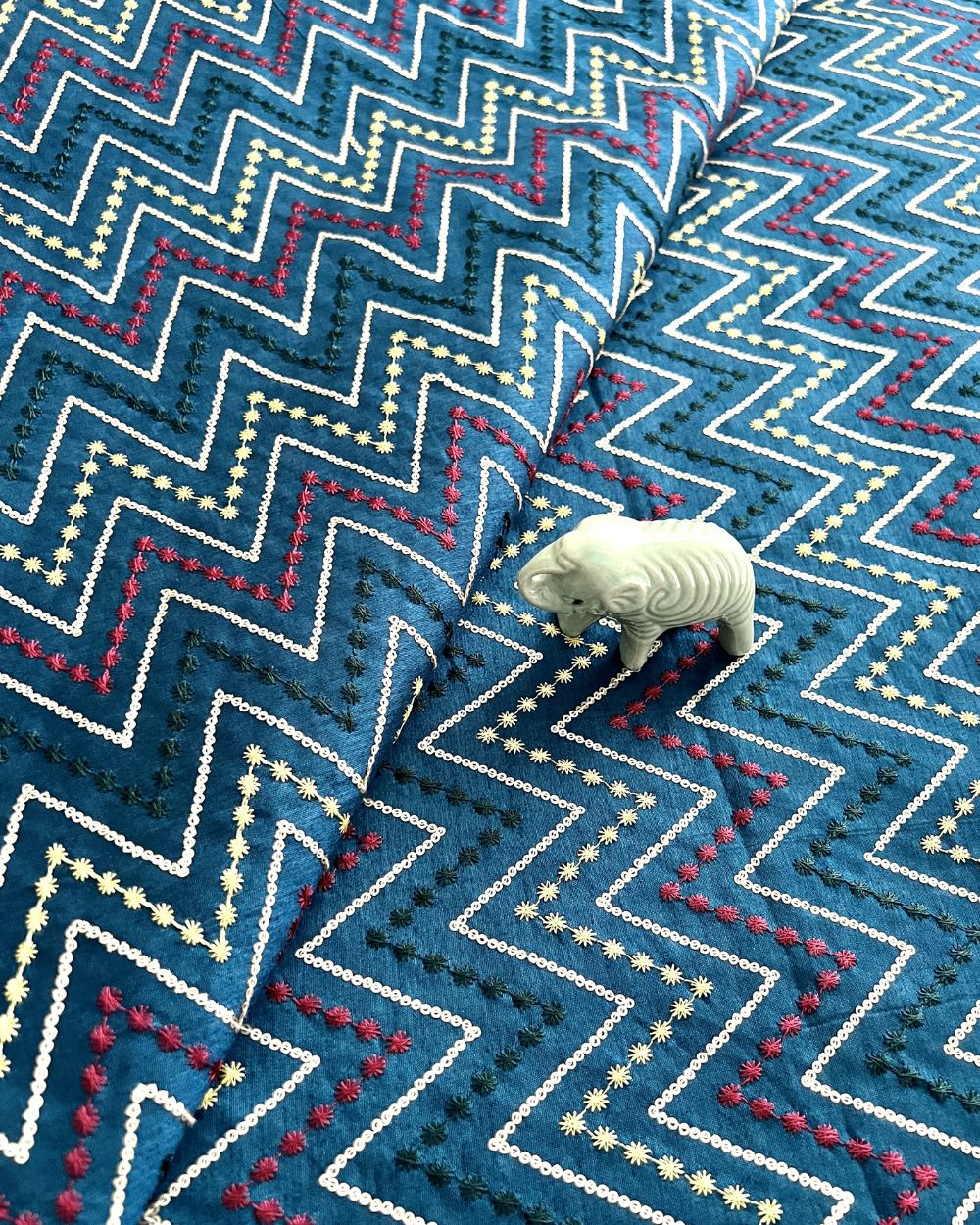 Mulberry Work Kerosene Colour 44 Inches Width