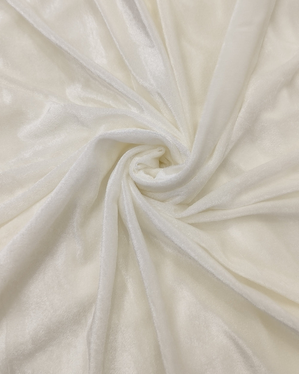 Plain Velvet Off White Colour 60 Inches Width