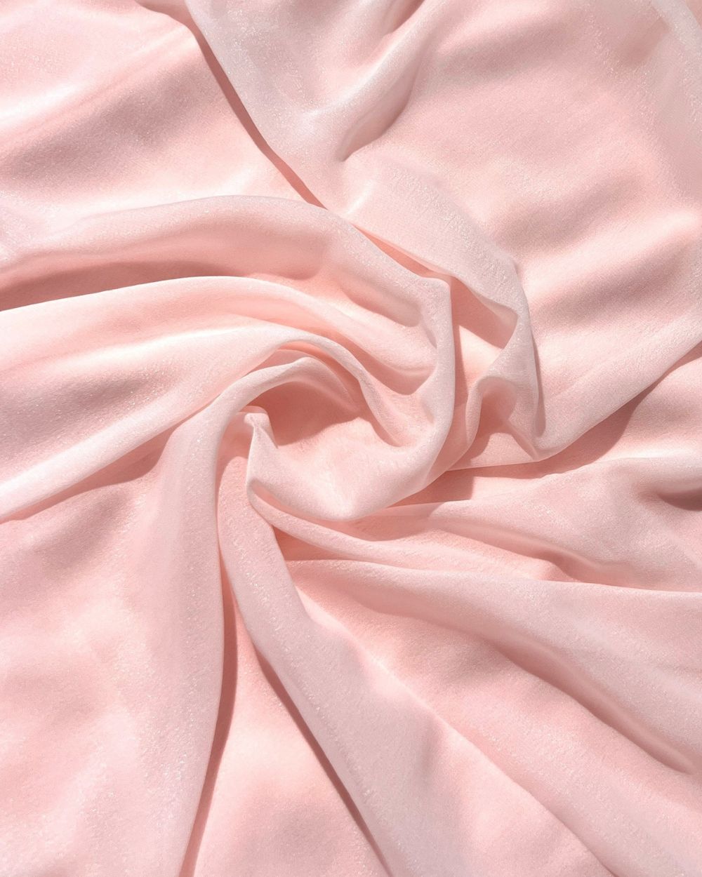 Plain Star Georgette Light Baby Pink Colour 44 Inches Width