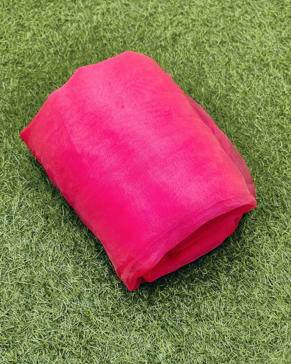 Plain Organza Bright Pink Colour 45 Inches Width