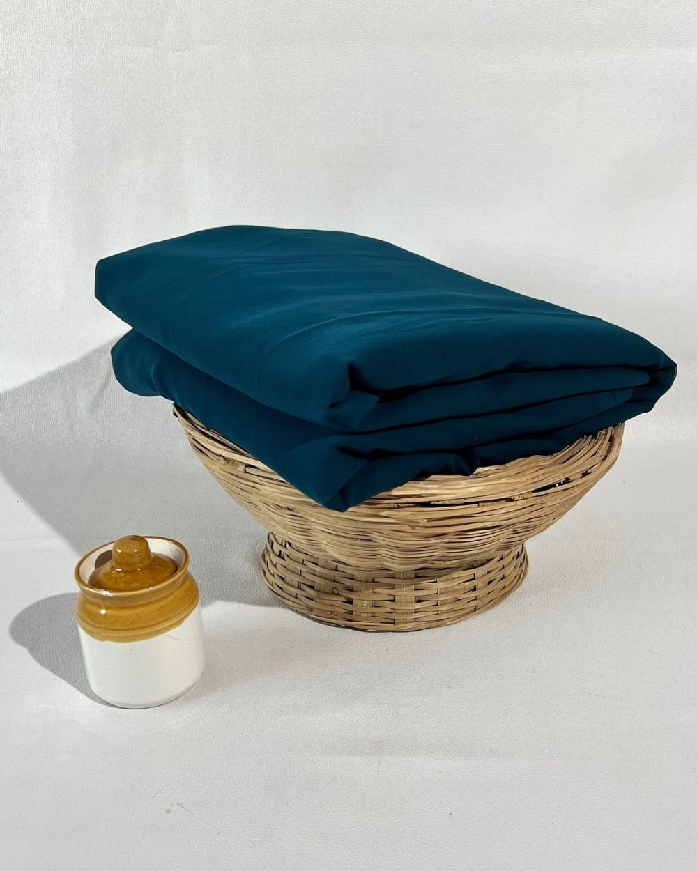 Plain Georgette Kerosene Colour 44 Inches Width