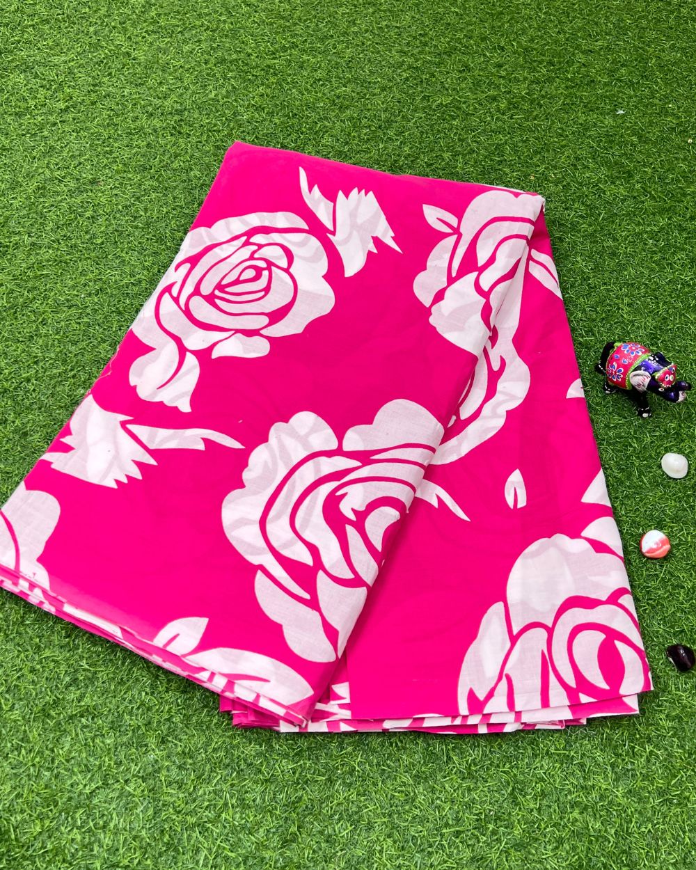 Printed Cotton Pink Colour 42 Inches Width