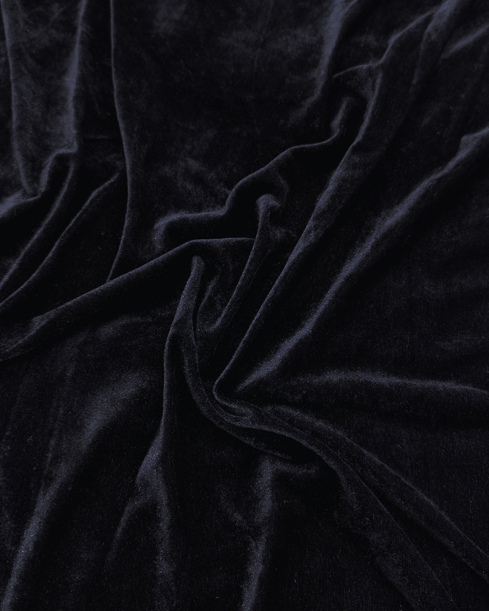 Plain Velvet Black Colour 60 Inches Width