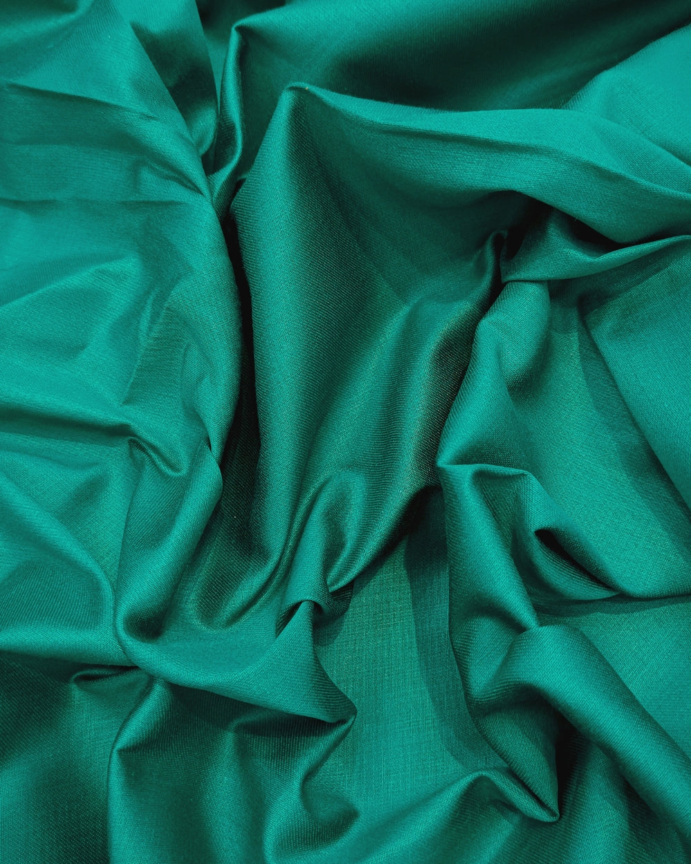 Plain Glaze-Cotton Turquoise Green Colour 42 Inches Width