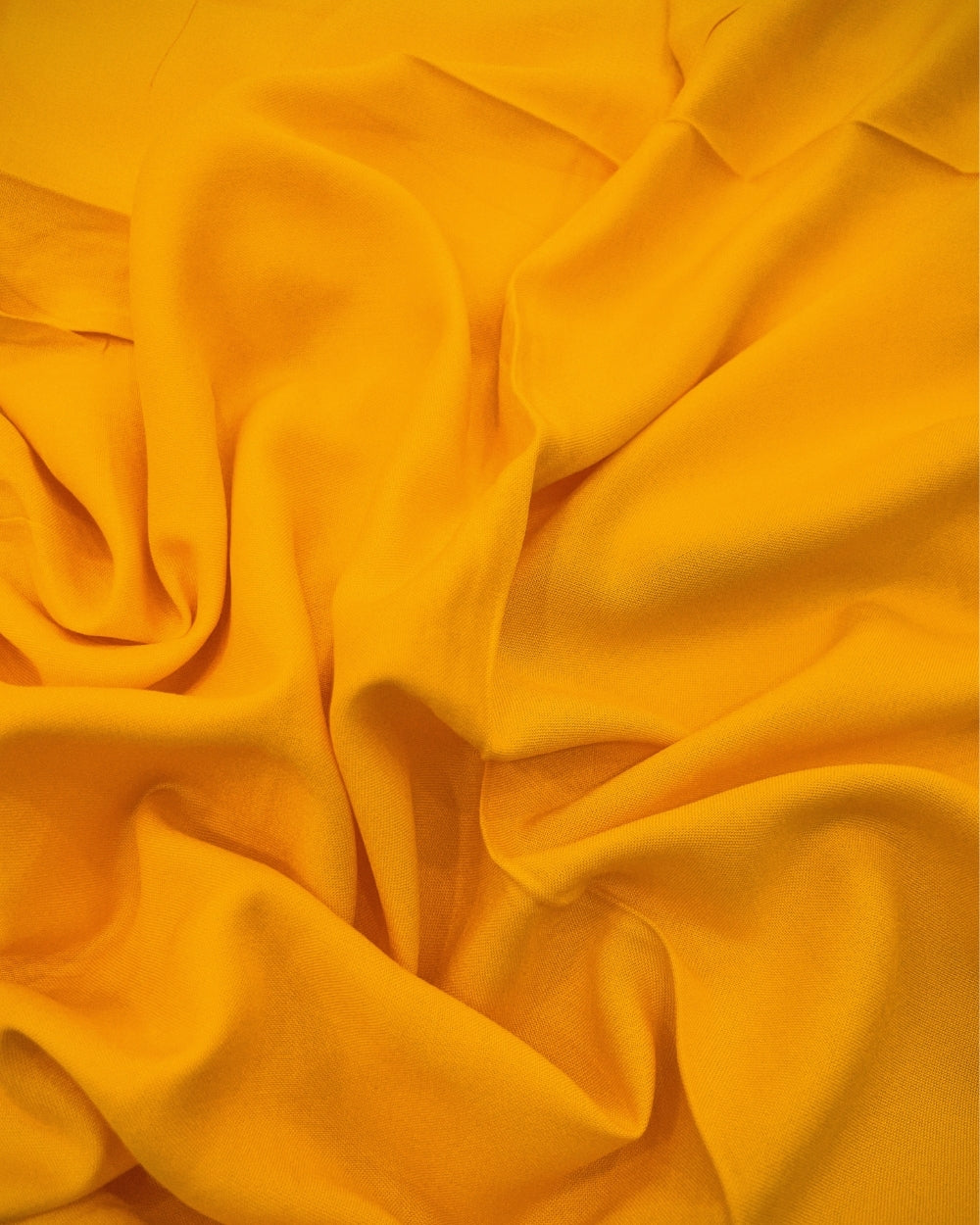 Plain Rayon-cotton Fire Yellow Colour 44 Inches Width