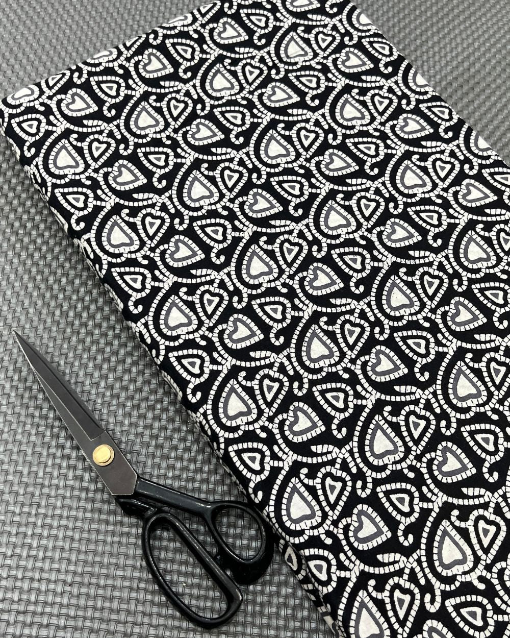 Printed Cotton Black Colour 44 Inches Width