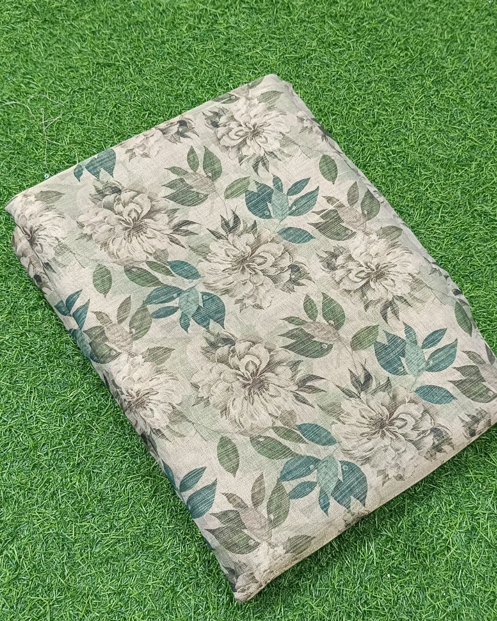 Printed Zari-Digital Golden Colour 42 Inches Width