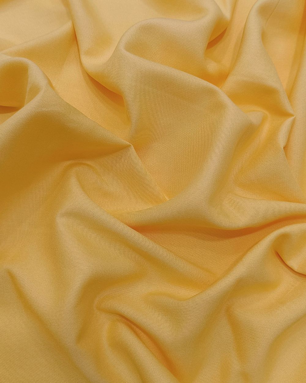 Plain Rayon-cotton Crayola Yellow Colour 44 Inches Width