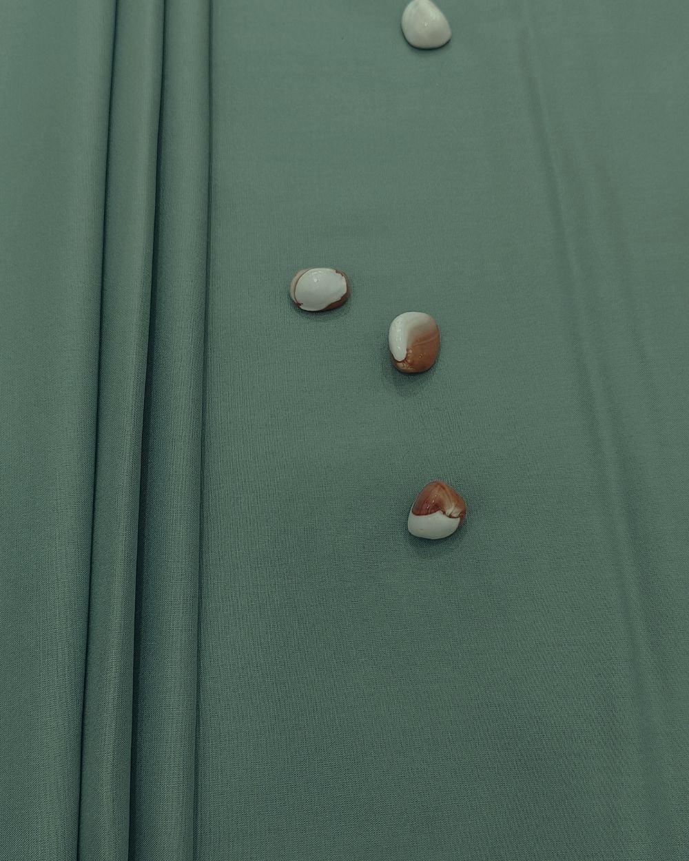 Plain Rayon-cotton Mint Leaf Colour 44 Inches Width