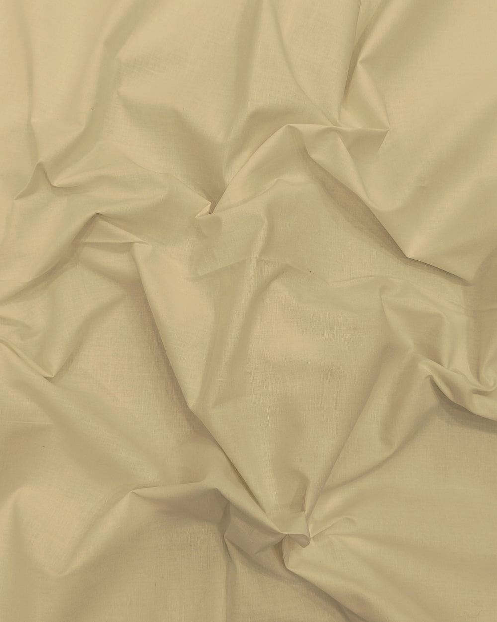 Plain Poplin-Cotton Cream Colour 42 Inches Width