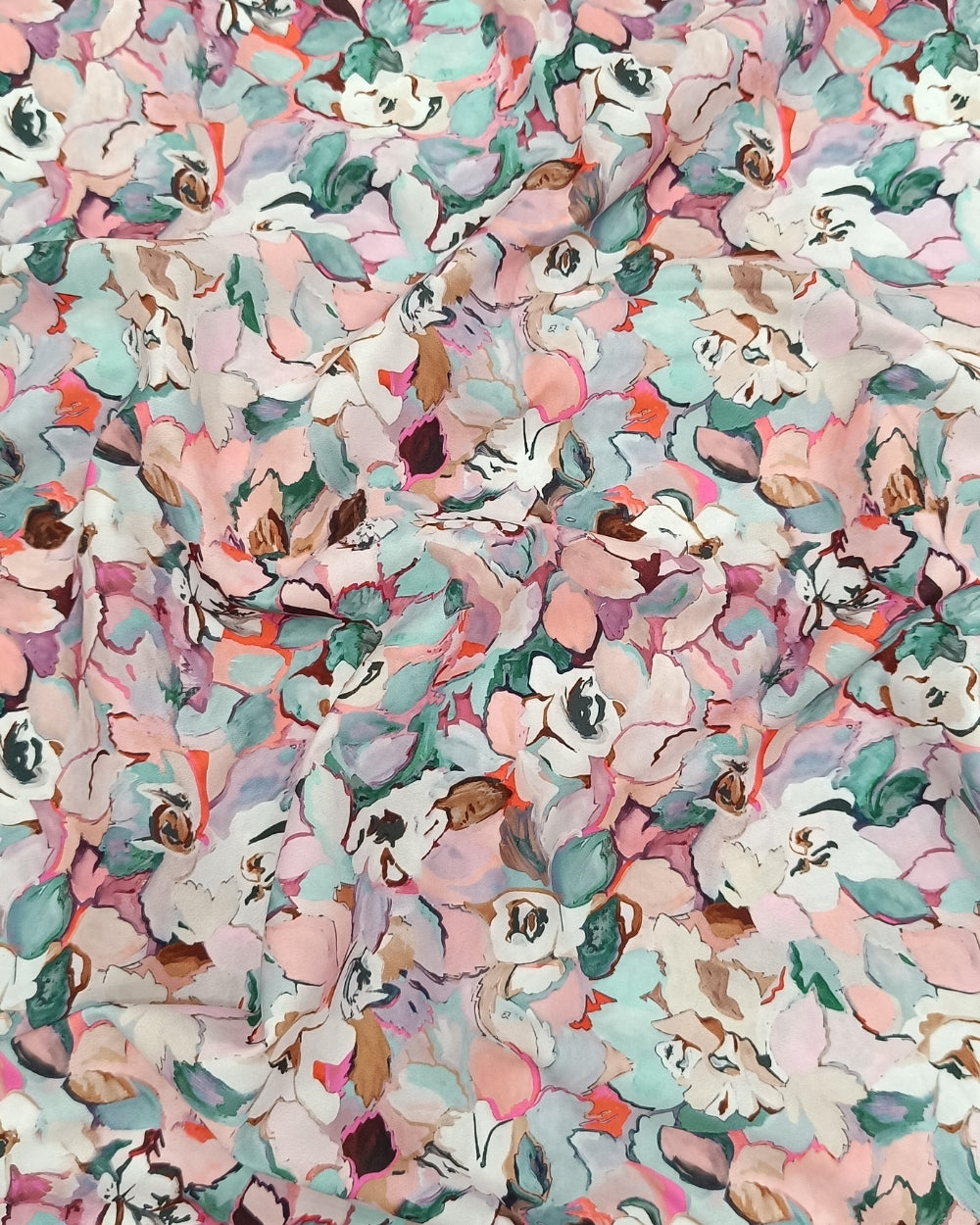 Printed Crepe Digital Multicolor 44 Inches Width