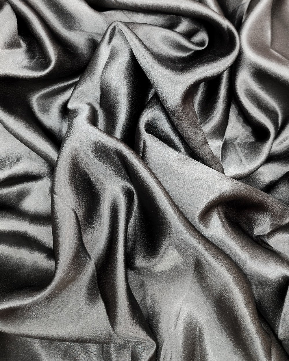Plain German-Satin Willow Grey Colour 44 Inches Width