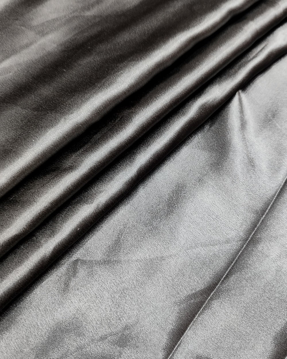 Plain German-Satin Willow Grey Colour 44 Inches Width