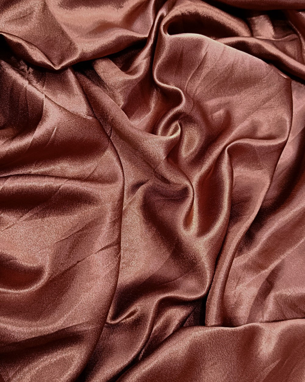 Plain German-Satin Leather Brown Colour 44 Inches Width