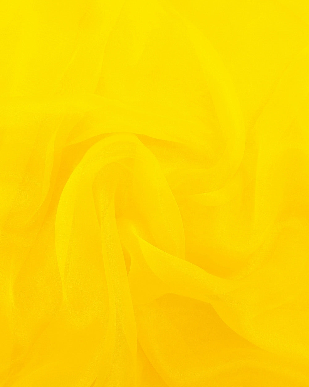 Plain Organza Tuneric Yellow Colour 45 Inches Width