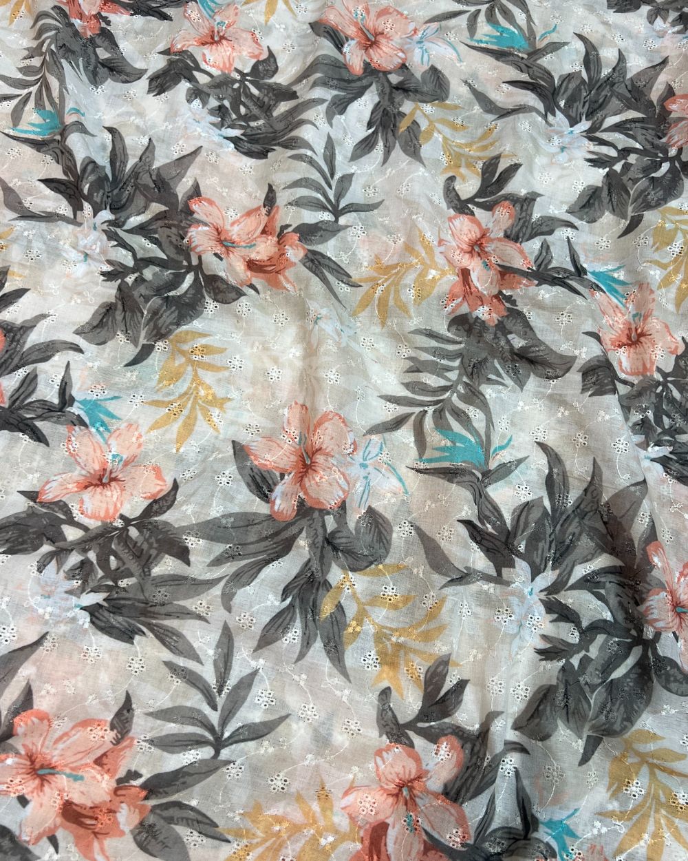 Printed Hakoba Cotton Multicolor 44 Inches Width