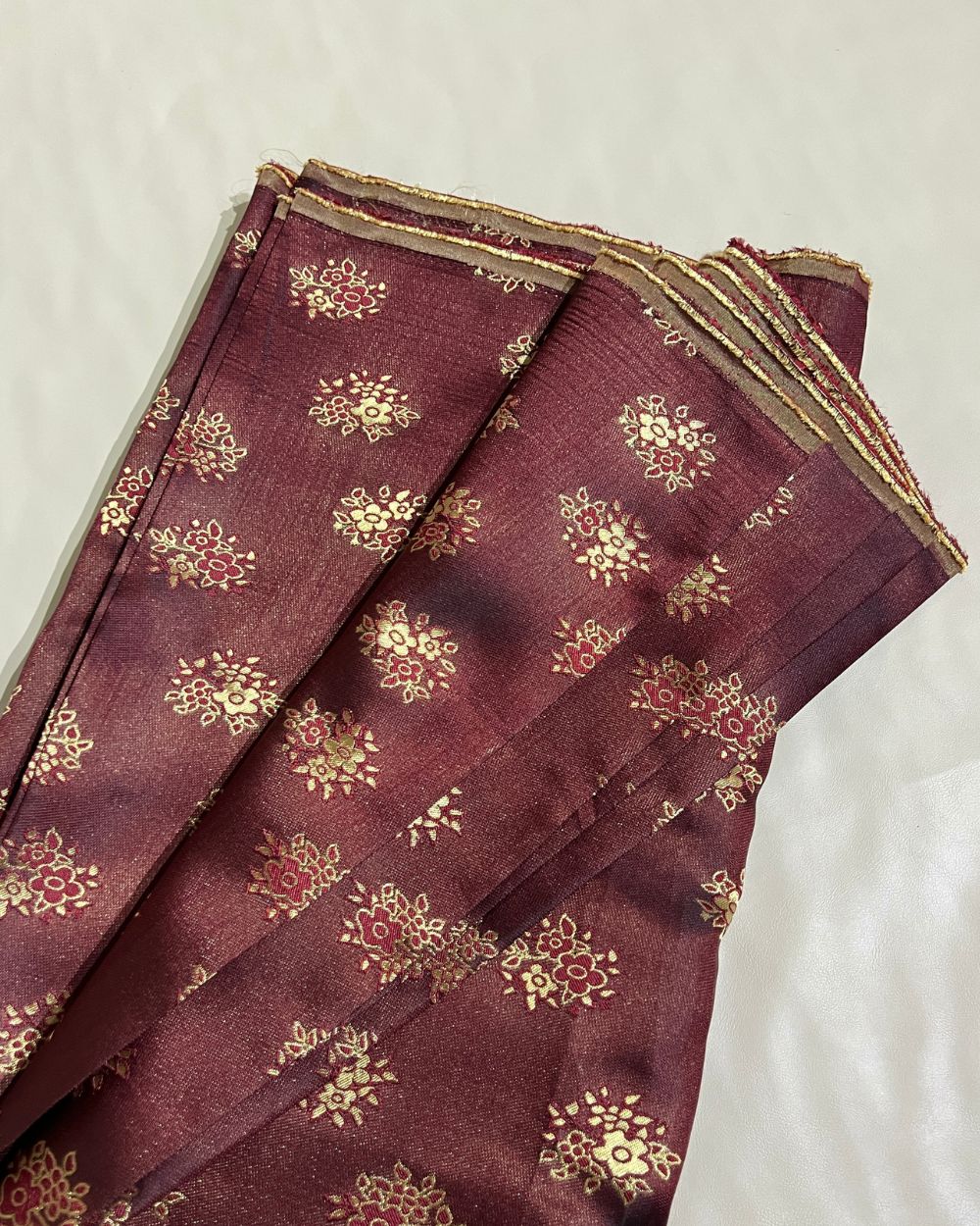 Brocade Coffee Colour 60 Inches Width