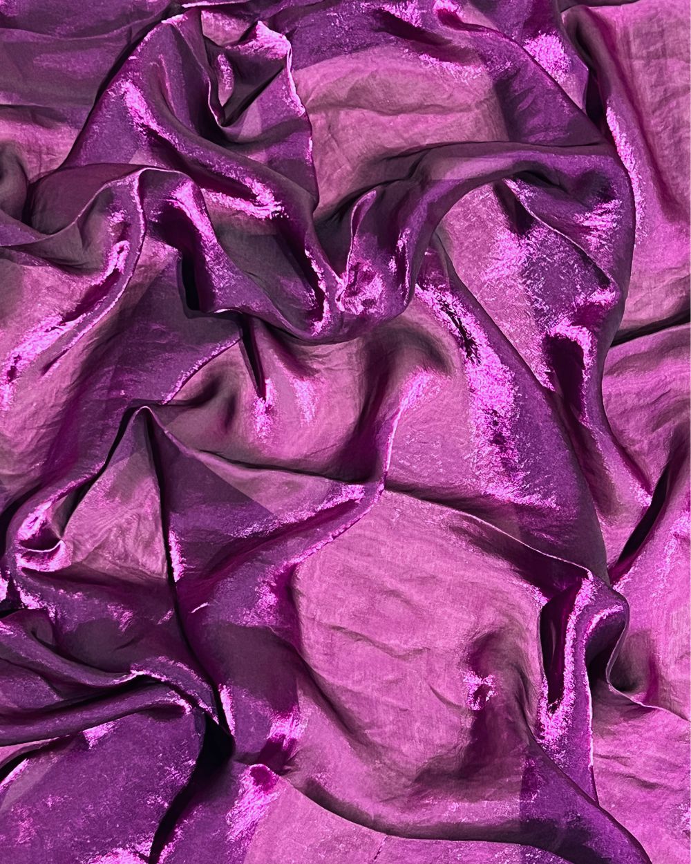 Plain Space Silk (Fendy Satin) Deep Pink Colour 45 Inches Width