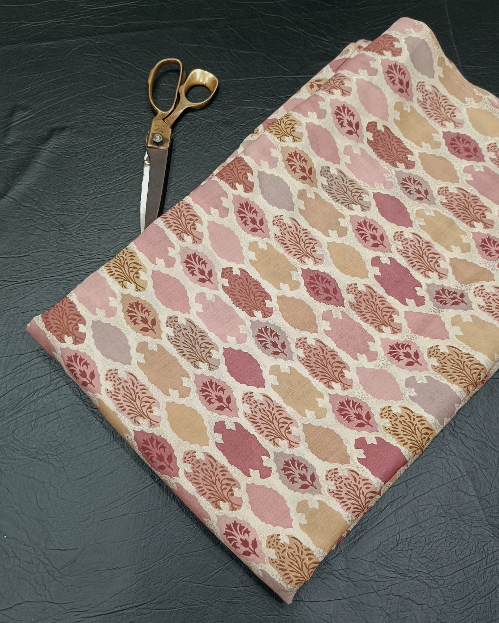 Printed Muslin Modal(Foil) Cream Colour 42 Inches Width