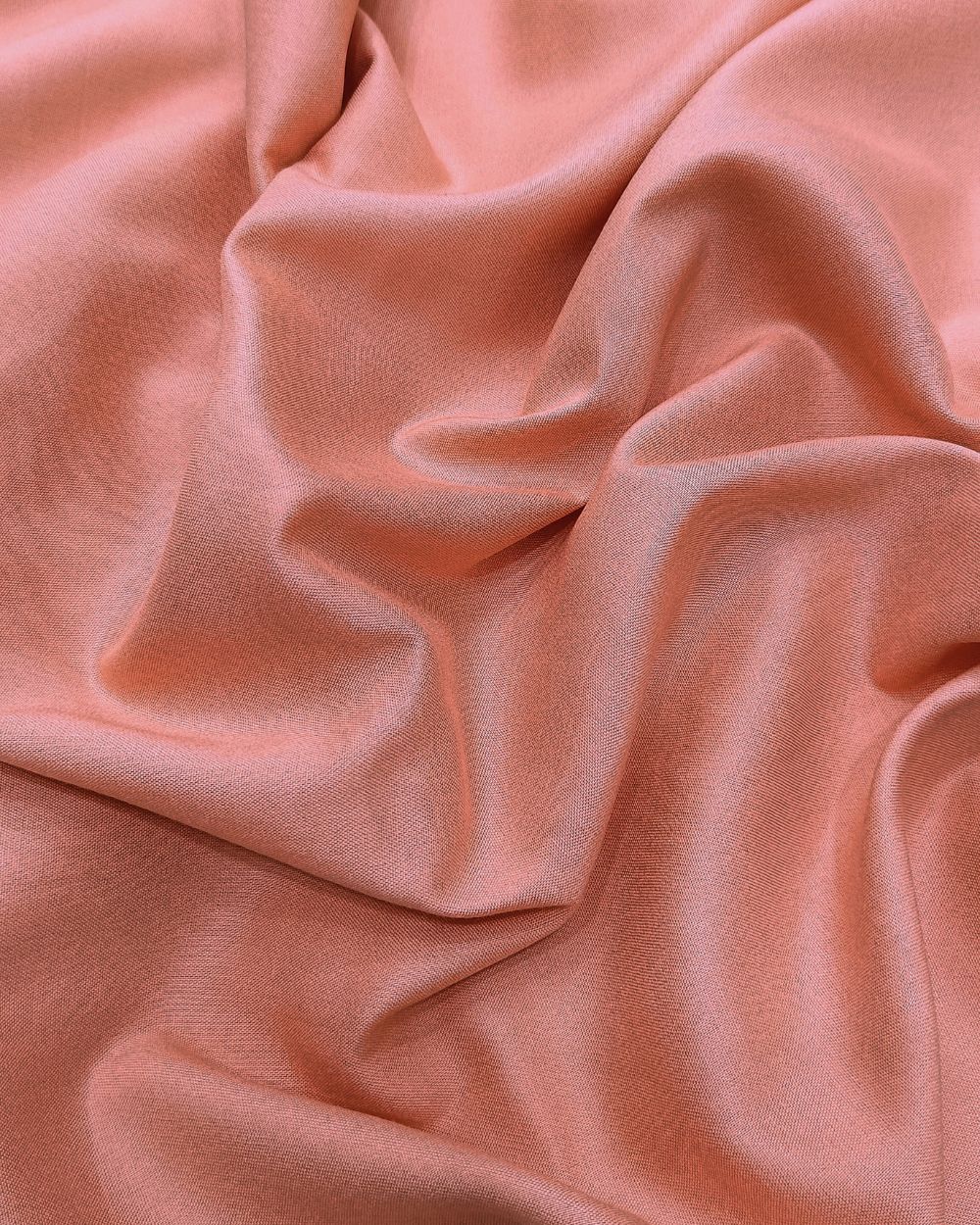 Plain Rayon-cotton Peach Pearl Colour 44 Inches Width
