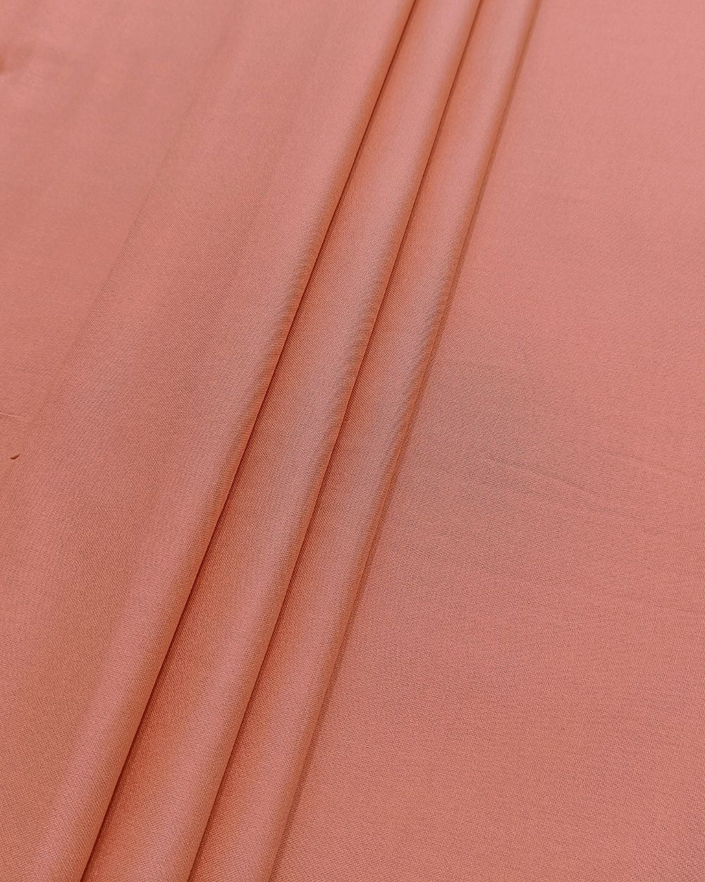 Plain Rayon-cotton Peach Pearl Colour 44 Inches Width