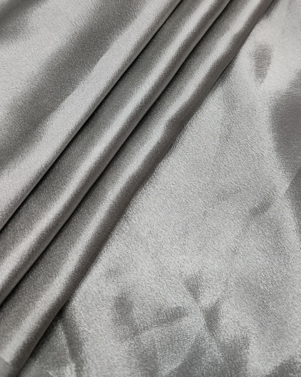 Plain German-Satin Cold Silver Light Colour 44 Inches Width