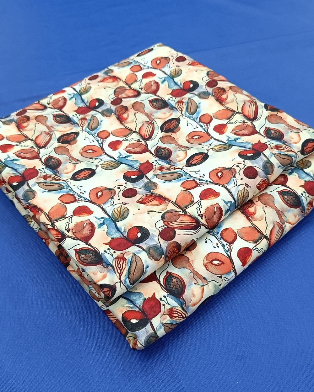 Printed Crepe Digital Light Golden(Multicolor) Colour 44 Inches Width
