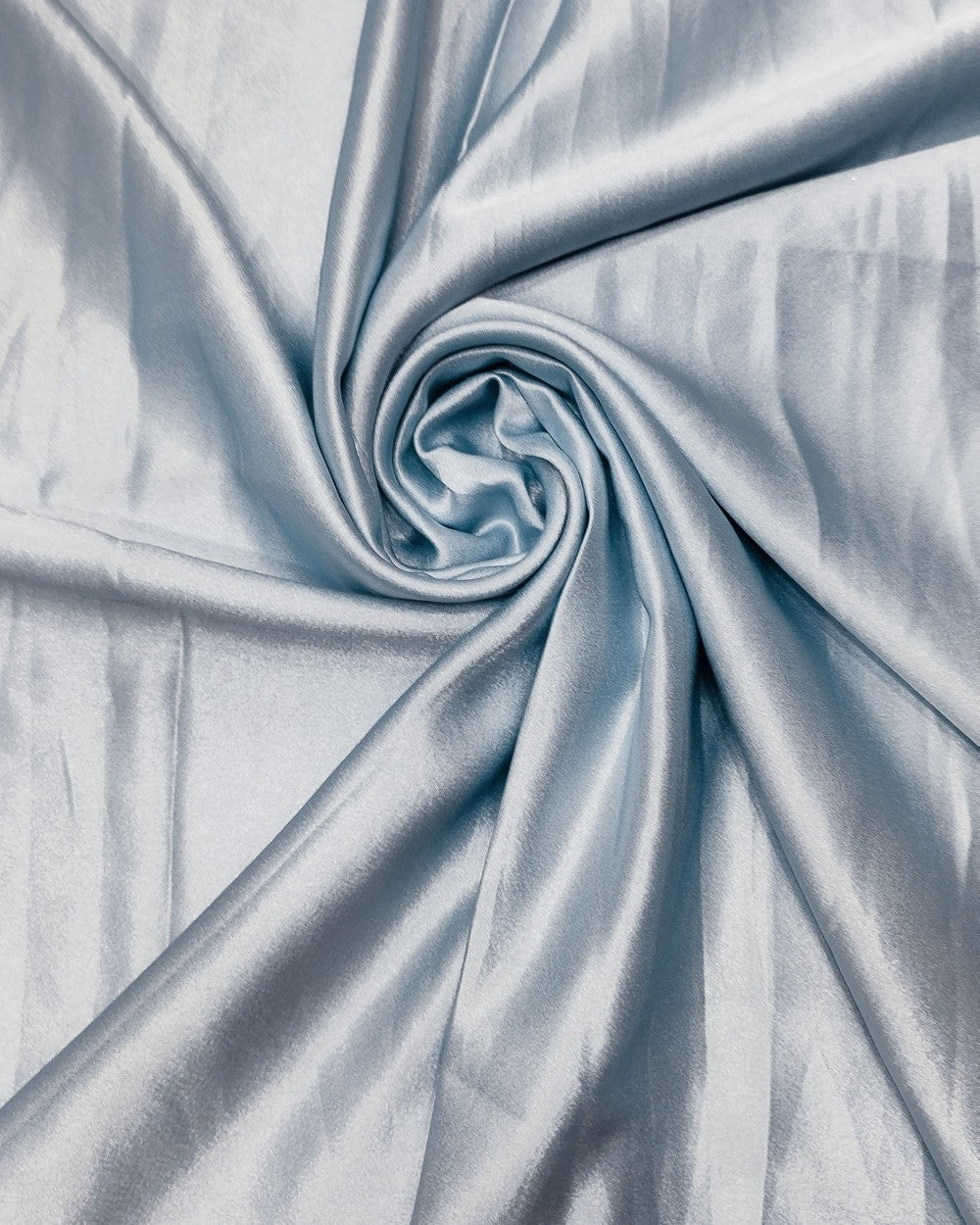 Plain German-Satin Ice Blue Colour 44 Inches Width