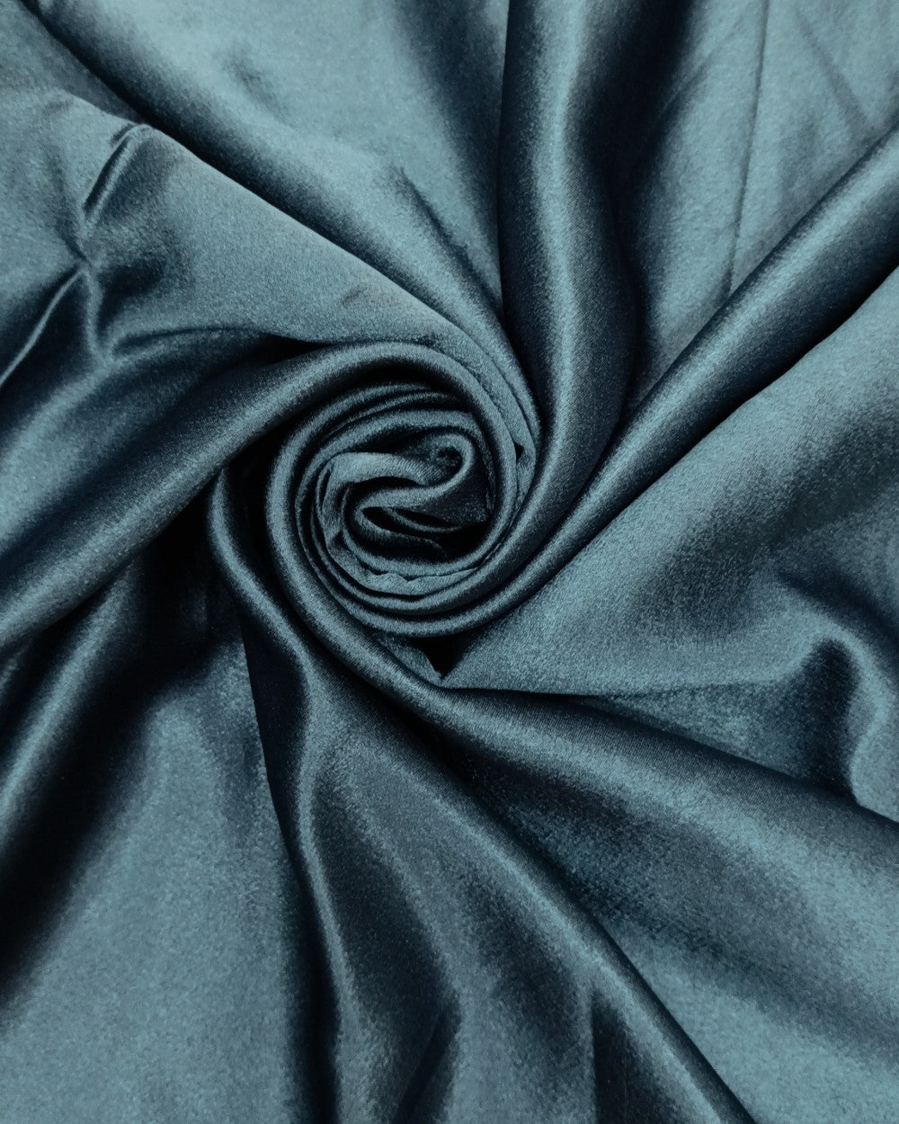 Plain German-Satin Azalea Leaf Blue Colour 44 Inches Width