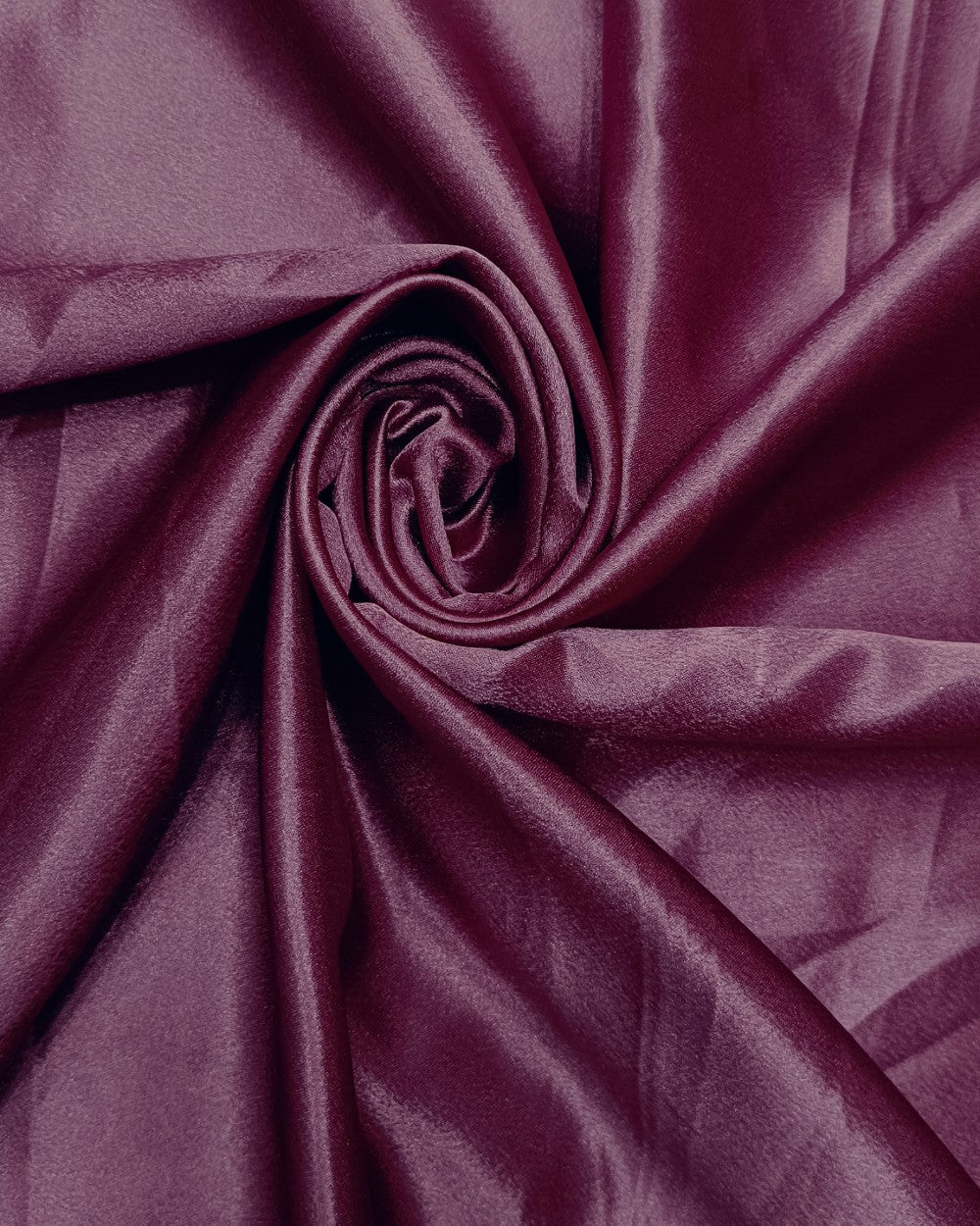 Plain German-Satin Burnt Burgundy Pink Colour 44 Inches Width