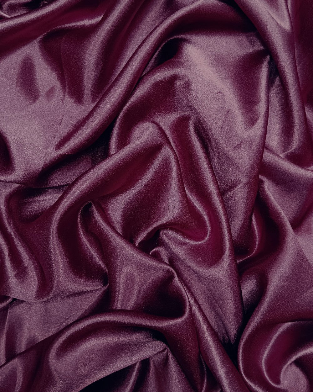 Plain German-Satin Burnt Burgundy Pink Colour 44 Inches Width