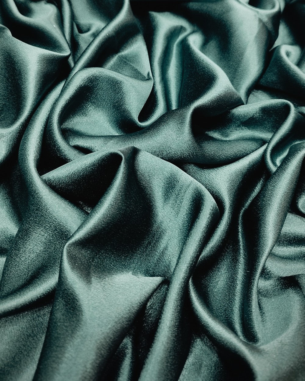 Plain German-Satin Hunter Green Colour 44 Inches Width