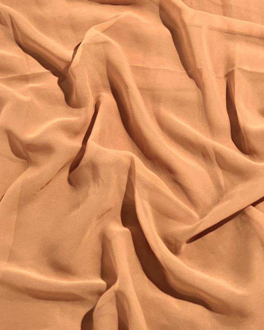 Plain Georgette Sepia Colour 44 Inches Width