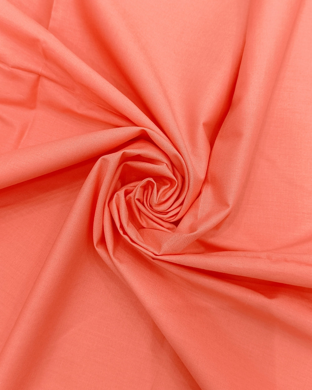Plain Poplin-Cotton Georgia Peach Colour 42 Inches Width