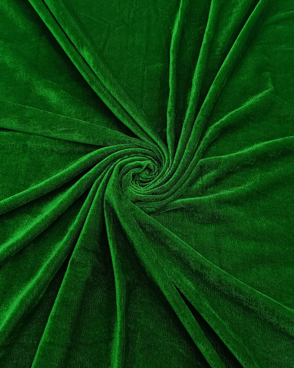 Plain Velvet Green Colour 60 Inches Width