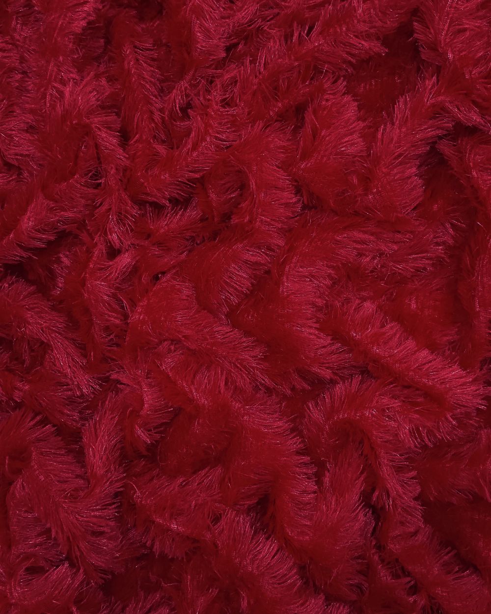 Imported Fur Cherry Red Colour 60 Inches Width