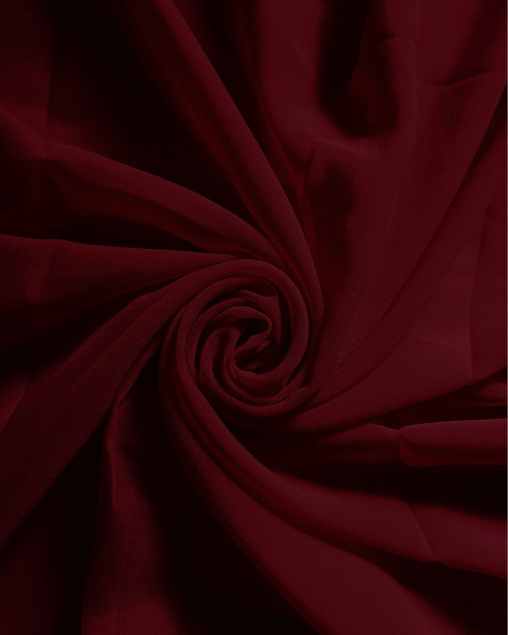 Plain Georgette Dark Red Colour 44 Inches Width